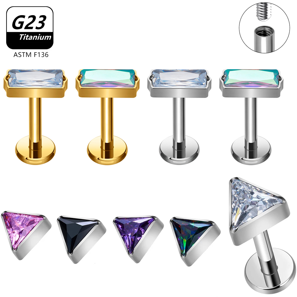 Zoor Body Jewelry - Kolczyki do piercingu z tytanu ASTM