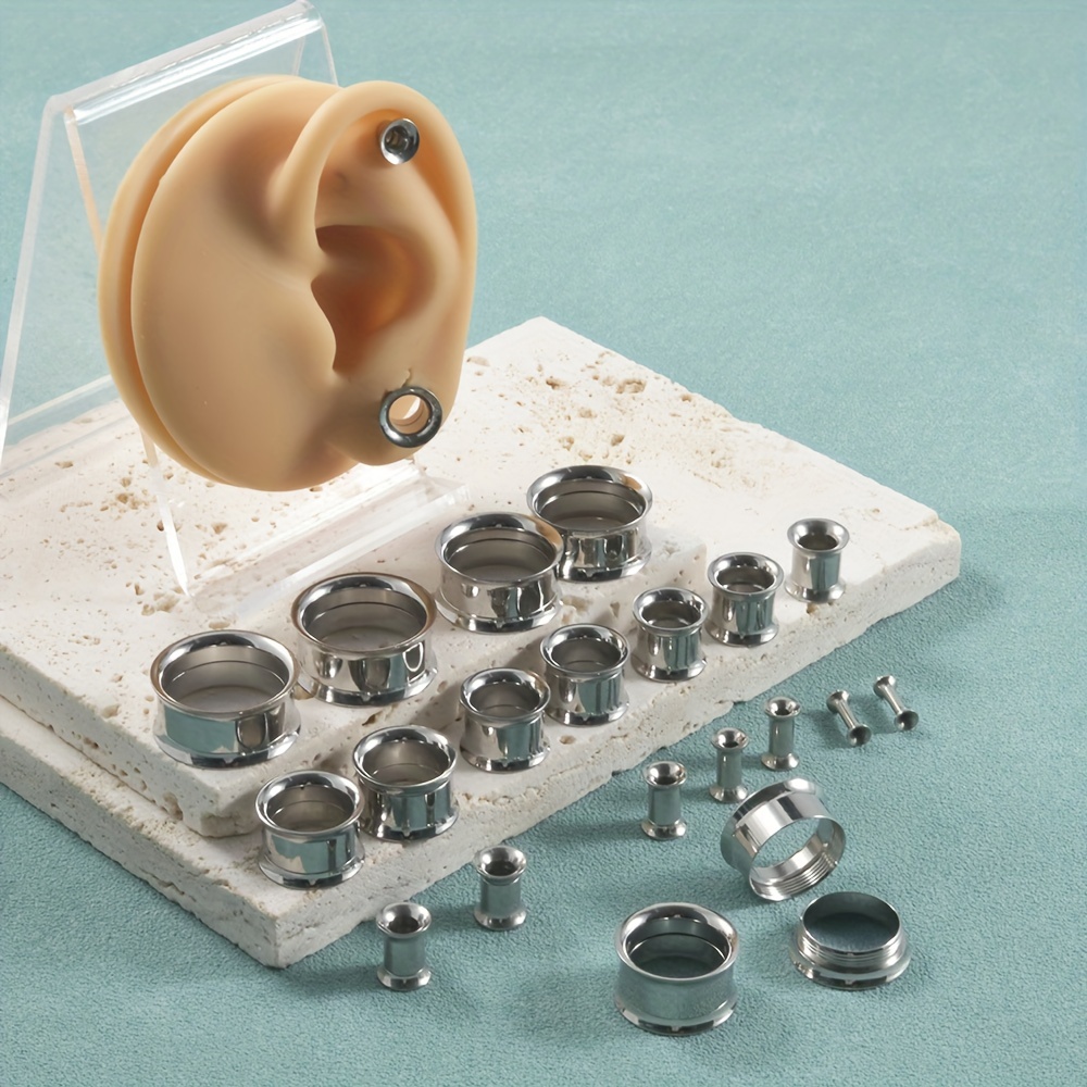 Body Jewelry Ear Gauges - 1 para/12 par zestaw zatyczek do