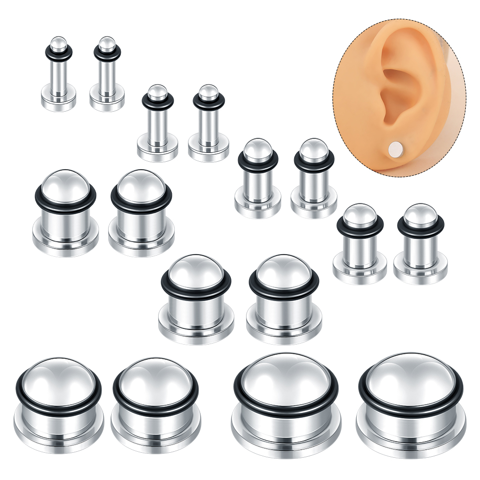 1 para tunel do ucha ze stali  – Body Jewelry Ear Gauges recenzja i cena