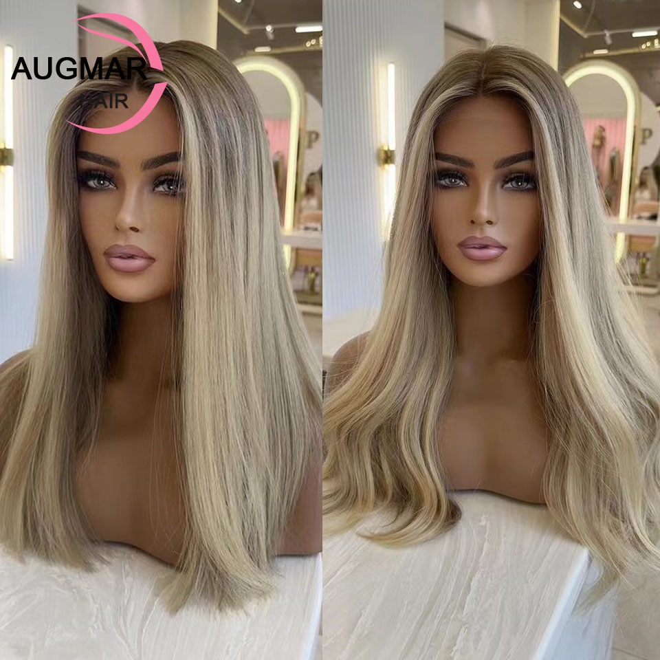 13x4 Ash Blonde Highlight Wig  – Body Jewelry Underwear recenzja i cena
