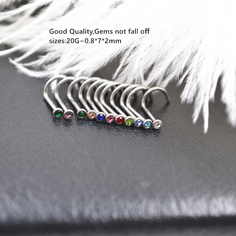 50 sztuk 20Gx7x2mm klejnoty we – Body Jewelry Good Quality recenzja i cena