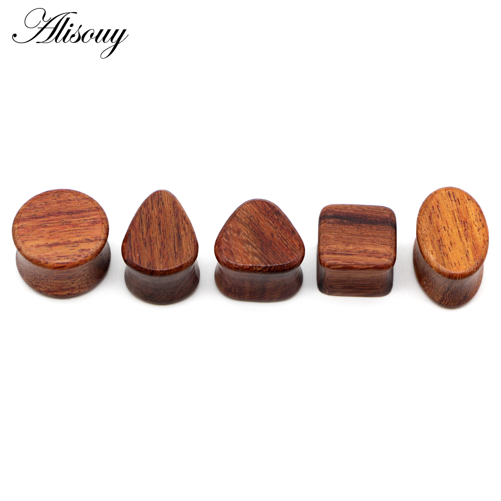 Alisouy 2 sztuk Punk natura dr – Body Jewelry Ear Gauges recenzja i cena