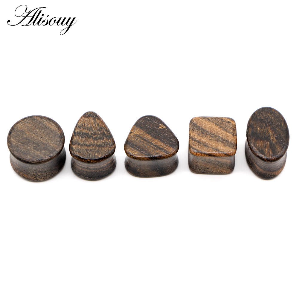 Alisouy 2 sztuk Punk natura dr – Body Jewelry Ear Gauges recenzja i cena