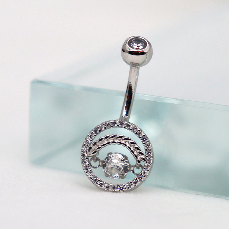 Przekłuwanie pępka Srebro prób – Body Jewelry Good Quality recenzja i cena