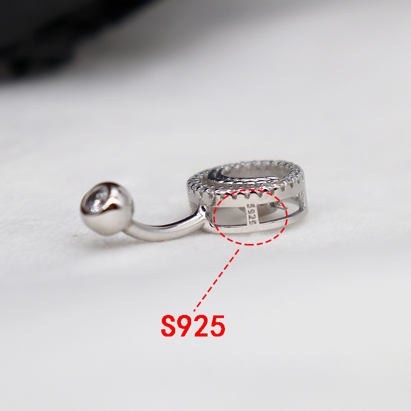 Przekłuwanie pępka Srebro prób – Body Jewelry Good Quality recenzja i cena