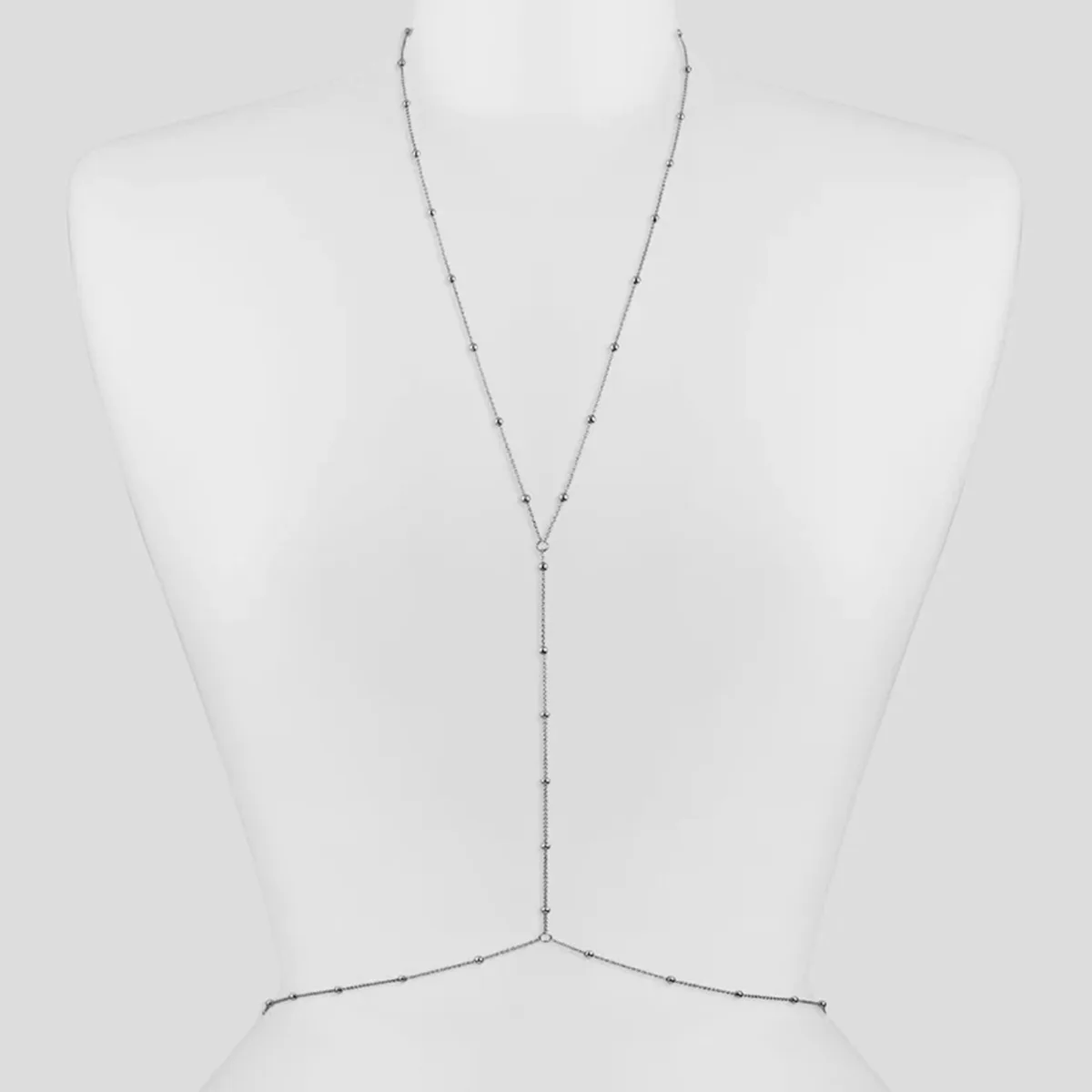 Prosty łańcuszek z koralikami  – Body Jewelry By The Chain Gang recenzja i cena