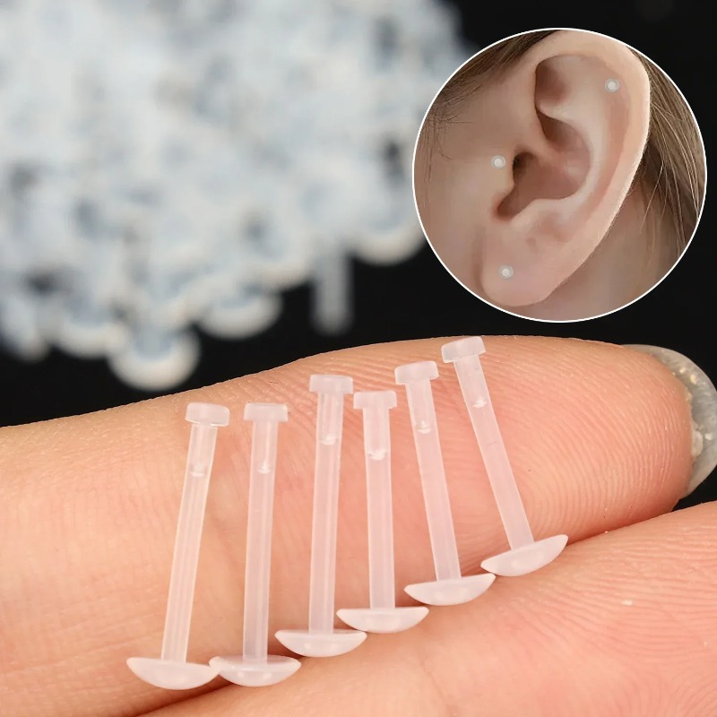 10 szt. Przezroczyste Akrylowe – Body Jewelry Ear Gauges recenzja i cena