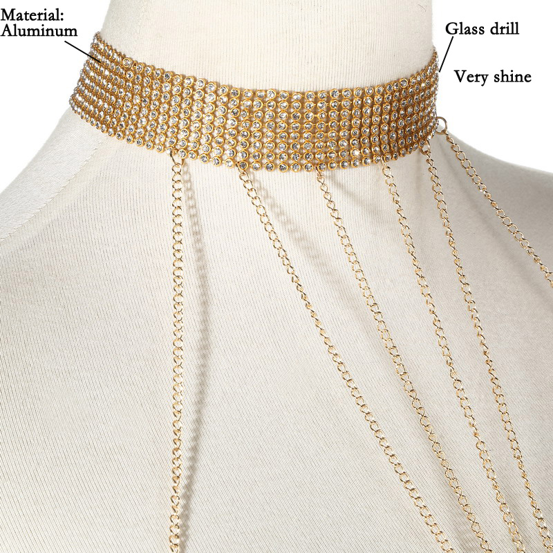 Łańcuszek do ciała w kolorze z – Body Jewelry By The Chain Gang recenzja i cena