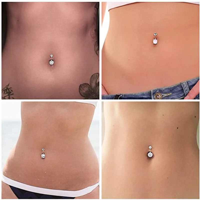 G23 Titanium CZ Stone Navel Ea – Zoor Body Jewelry recenzja i cena