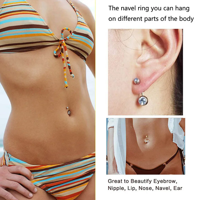 G23 Titanium CZ Stone Navel Ea – Zoor Body Jewelry recenzja i cena