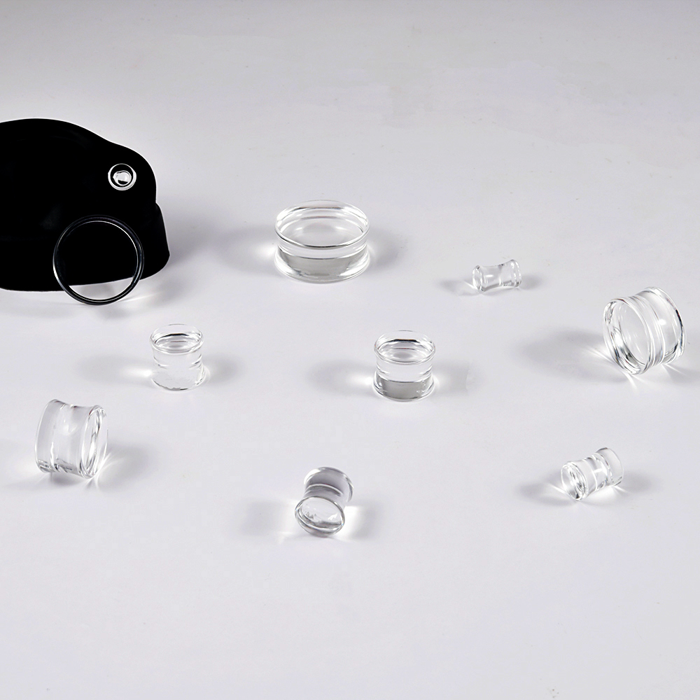 1 para akrylowe przezroczysty  – Body Jewelry Ear Gauges recenzja i cena