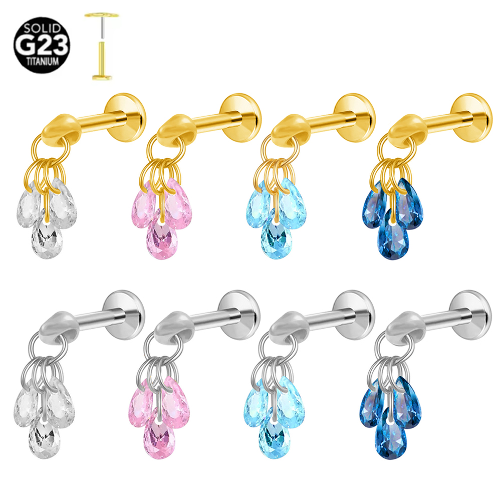 Kolczyk do chrząstki, labret,  – Zoor Body Jewelry recenzja i cena