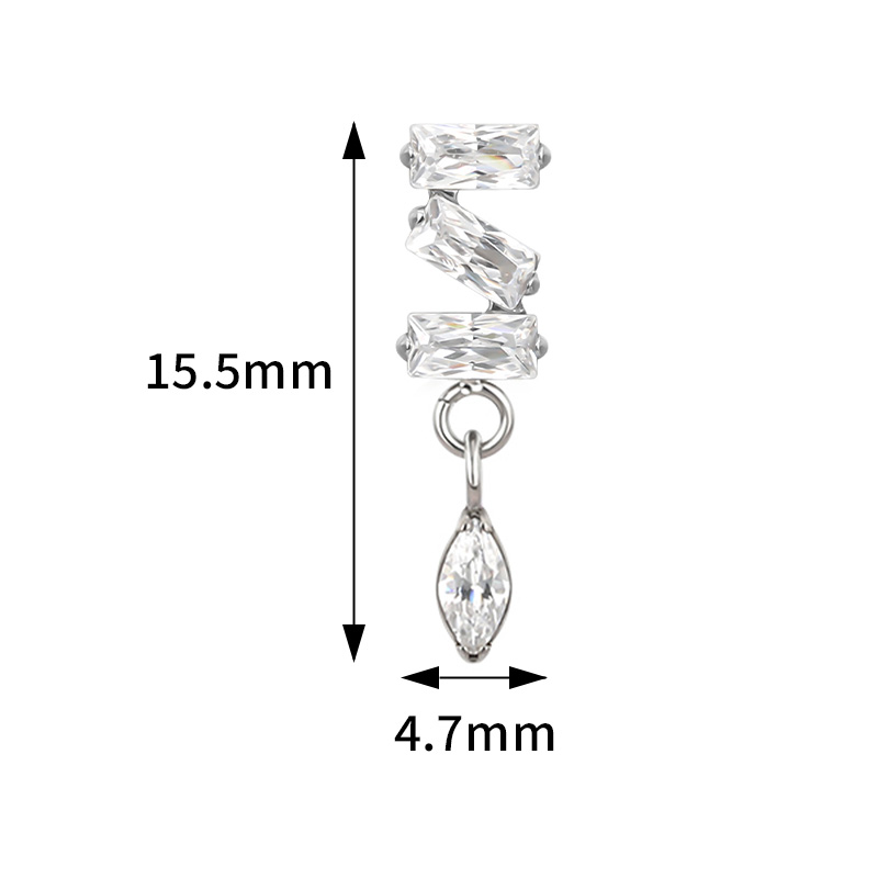 Kolczyki do uszu z tytanu ASTM – Body Jewelry Factory recenzja i cena