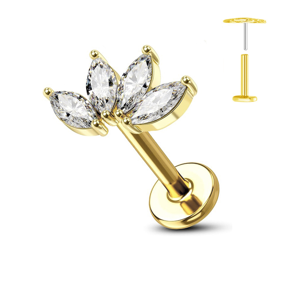 ASTM F136 G23 Tytanowy kwiat B – Zoor Body Jewelry recenzja i cena