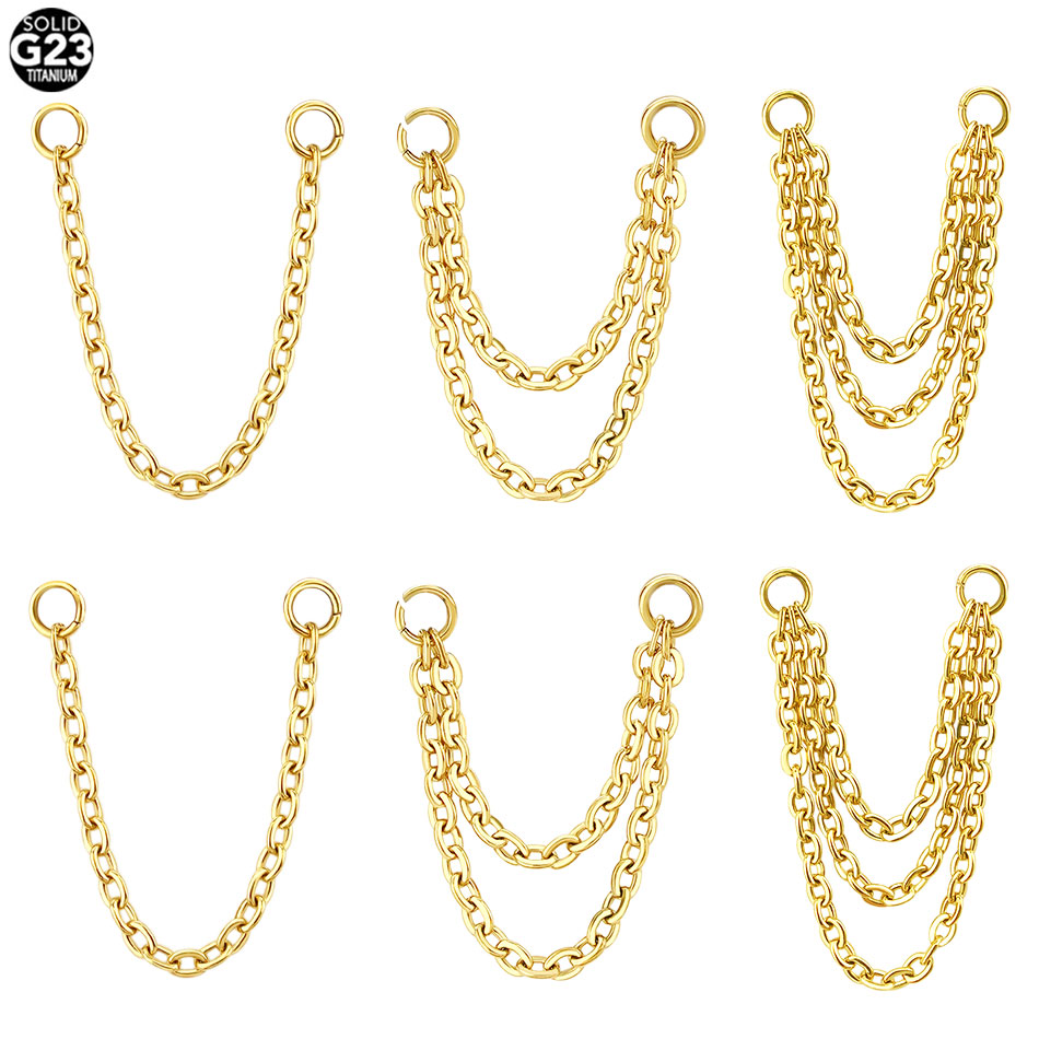 1/5 SZT. Tytanowy Podwójny Łań – Zoor Body Jewelry recenzja i cena