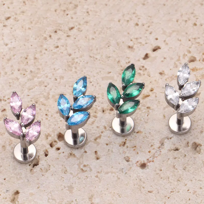 G23 Titanium Gem CZ Ear Conch  – Zoor Body Jewelry recenzja i cena