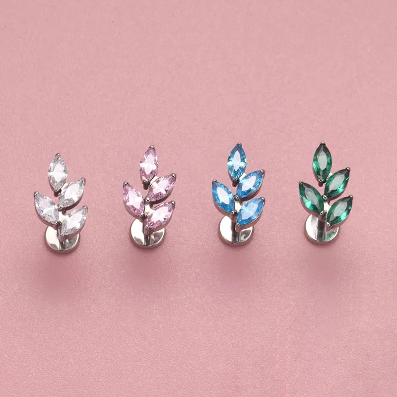 G23 Titanium Gem CZ Ear Conch  – Zoor Body Jewelry recenzja i cena