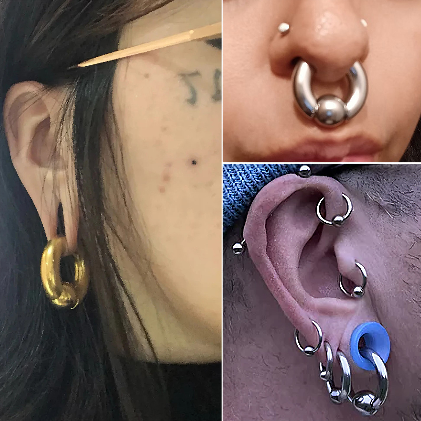 1Pc 00G-0G-12G Duże pierścieni – Body Jewelry Ear Gauges recenzja i cena