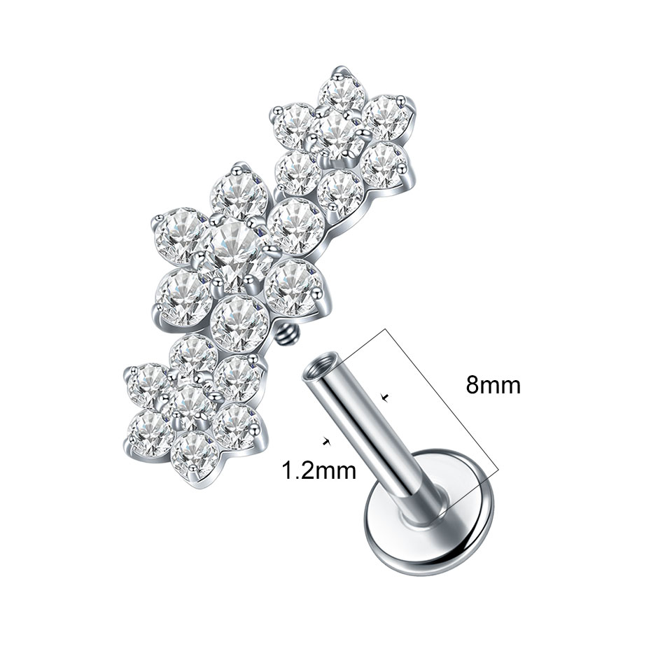 1/5 SZT. Tytanowy Labret Kolcz – Zoor Body Jewelry recenzja i cena