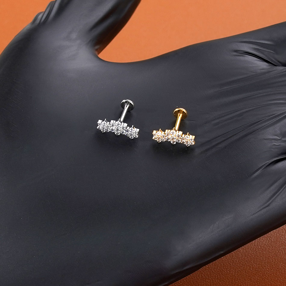 1/5 SZT. Tytanowy Labret Kolcz – Zoor Body Jewelry recenzja i cena