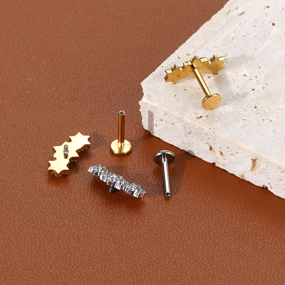 1/5 SZT. Tytanowy Labret Kolcz – Zoor Body Jewelry recenzja i cena