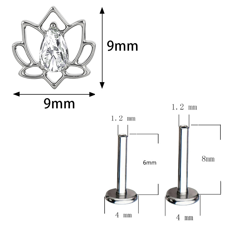 Kolczyk Tytanowy ASTM F136 Mot – Body Jewelry Factory recenzja i cena